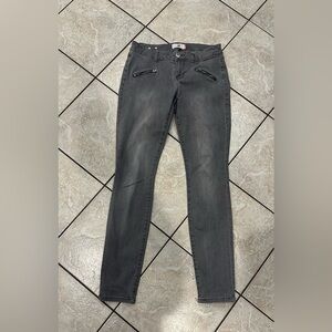 CAbi Charcoal Skinny Jeans Sleek Fit Size 4